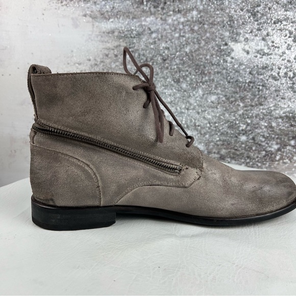 539sqq John Varvatos Men\'s Gray Leather chukka Boots 12 main image 13